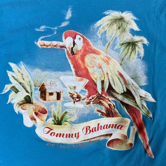 Tommy Bahama Parrot Short Sleev T-shirt - Picture 4 of 5
